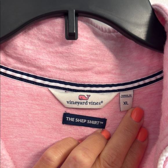 Vineyard Vines Pink Pony Pink Striped Pullover - Picture 3 of 6